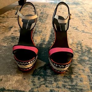 Sophia webster multi color mule shoes